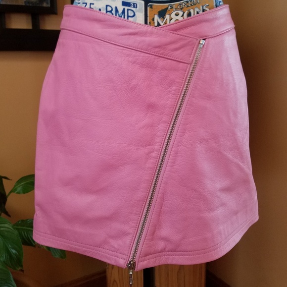 Wilsons Leather Dresses & Skirts - WILSON'S LEATHER MAXIMA PINK LEATHER MINISKIRT!